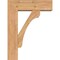 Ekena Millwork Legacy Block Smooth Bracket w/ Offset Brace, Western Red Cedar, 7 1/2"W x 24"D x 32"H BKT0806X24X32LEC05SWR - alternate 4